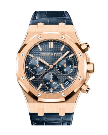 Audemars Piguet Royal Oak 41 Chronograph Bleu nuit nuage 50 Dial Rose Gold 26240OR.OO.D315CR.01 DCM