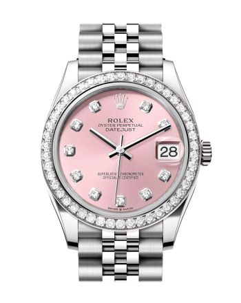 Rolex Datejust 31 Pink Diamond Dial Jubilee Ladies Watch 278384RBR 278384RBR-0036