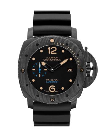 Panerai Luminor Submersible 1950 Carbotech??3 Days Automatic 47mm Black Dial Men's Watch Pam00616