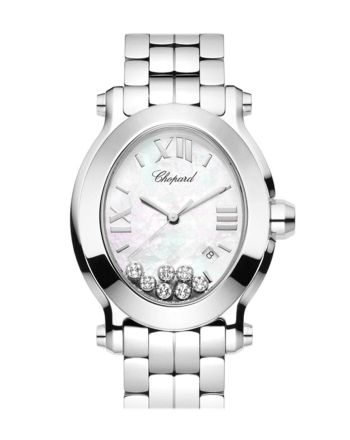 Chopard Happy Sport Oval Quartz Ladies Watch 278546-3003