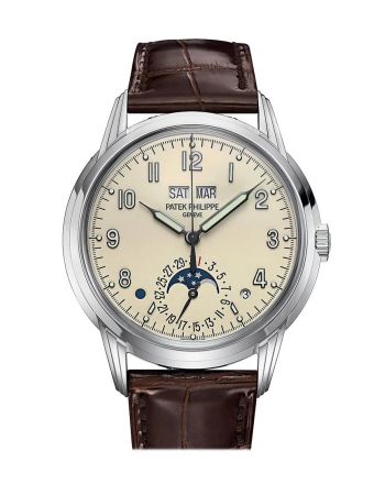 PATEK PHILIPPE Grand Complications Lacquered Cream Dial Automatic Men's Perpetual Calendar Watch 5320G-001