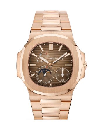 Patek Philippe Nautilus Moon Phase Rose Gold Watch 5712/1R-001 5712/1R