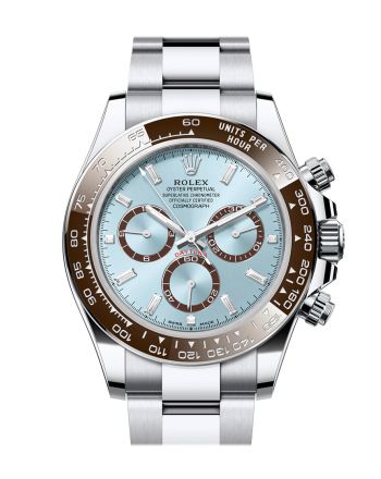 Rolex Daytona 40 Ice Blue Diamond Dial Platinum Mens Watch 126506