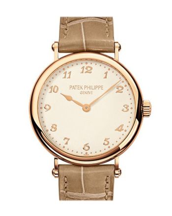 PATEK PHILIPPE Calatrava Cream Dial 18kt Rose Gold Automatic 34mm Ladies Watch 7200R-001