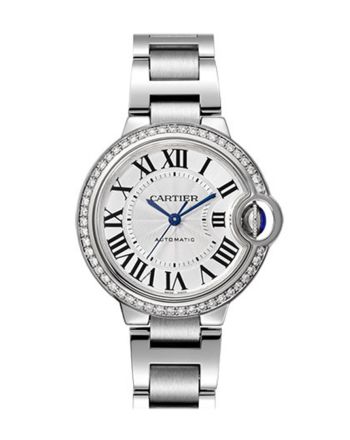 Cartier Ballon Bleu 33MM Diamond Bezel W4BB0016