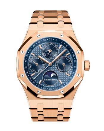 Audemars Piguet Royal Oak 41 Blue Dial 18K Rose Gold Men's Watch 26574OR.OO.1220OR.03