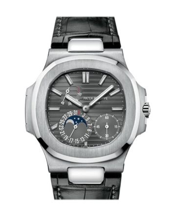 Patek Philippe Nautilus Automatic Moonphase Slate Grey Dial Men's Watch 5712G-001