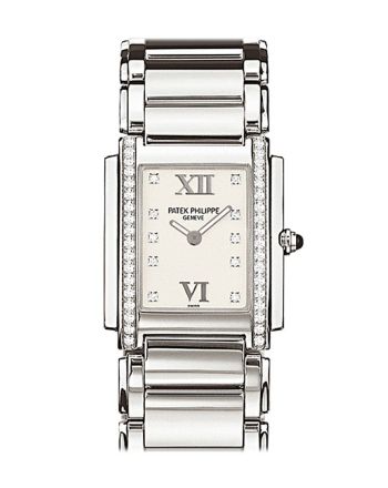 Patek Philippe Twenty-4 Ladies Steel Diamond Ladies Watch 4910/10-011