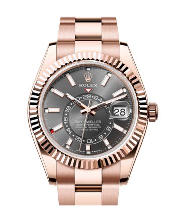 Rolex Sky Dweller 42 Slate Dial Rose Gold Oyster Mens Watch 336935