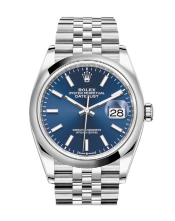 Rolex Datejust 36 Blue Dial Automatic Jubilee Watch 126200