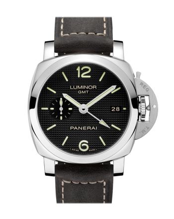 Panerai Luminor 1950 3 Days Gmt Automatic Acciaio 42mm Black Dial Men's Watch Pam00535