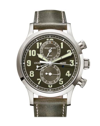 Patek Philippe Complication Khaki Green Dial Watch 5924G-010