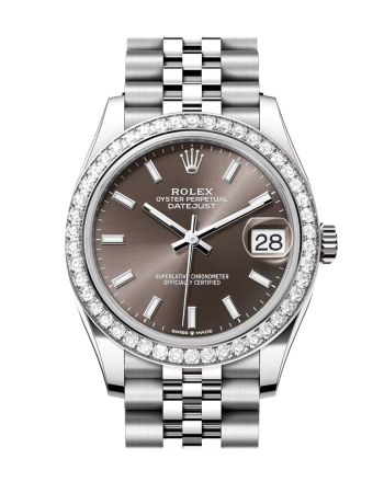 Rolex Datejust 31 Dark Grey Dial Jubilee Ladies Watch 278384RBR 278384RBR-0020