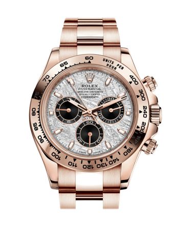 Rolex Cosmograph Daytona Meteorite Dial Rose Gold Men's Watch 116519LN