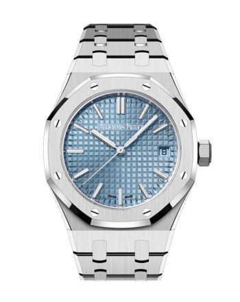 Audemars Piguet Royal Oak 37 Light blue dial Stainless steel Watch 15550ST.OO.1356ST.04