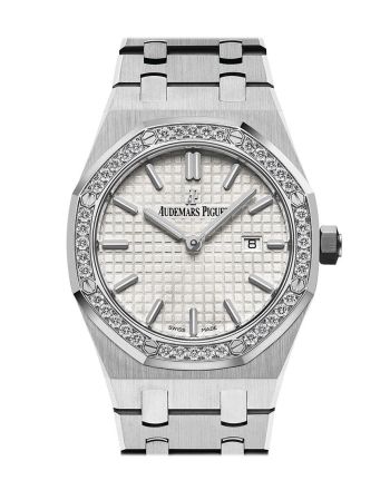 Audemars Piguet Royal Oak 33 Diamond Silver Dial Stainless Steel Ladies Watch 67651ST.ZZ.1261ST.01