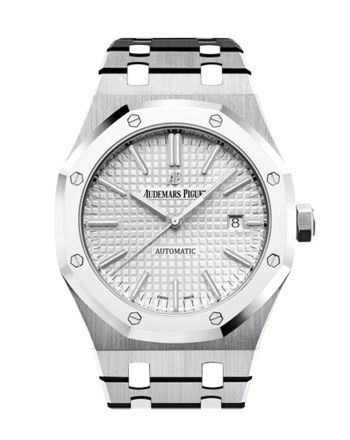 Audemars Piguet Royal Oak 41mm Rhodium-toned Dial Titanium Bracelet Men's Watch 15403IP.OO.1220IP.01