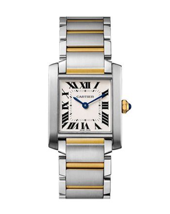 Cartier Tank Francaise Steel Yellow Gold W2TA0003