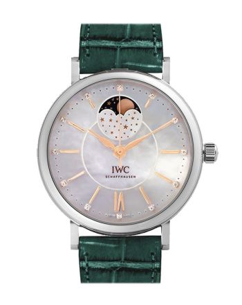 IWC Portofino 37mm White Mother Of Pearl Dial Automatic Ladies Watch IW459007