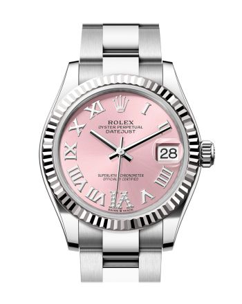 Rolex Datejust 31 Pink Roman Dial Fluted Bezel Ladies Watch 278274 278274-0023