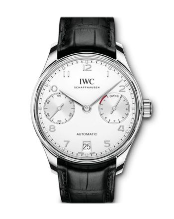 IWC Portuguese 7 Days in Stainless Steel Silver Dial Men's Watch  IW500712