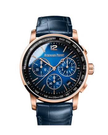 Audemars Piguet Code 11.59 41 Chronograph Rose Gold Blue Dial 26393OR.OO.A028CR.01