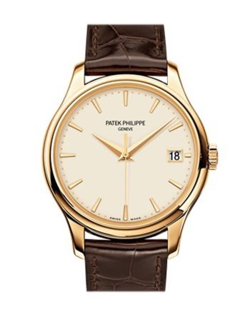 Patek Philippe Calatrava Ivory Dial 18kt Yellow Gold 39mm Men's Watch 5227J-001