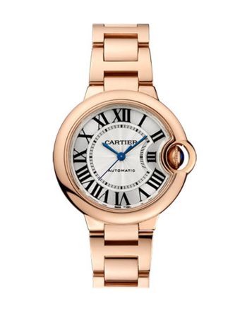 Cartier Ballon Bleu 33MM Rose Gold Bracelet W6920096