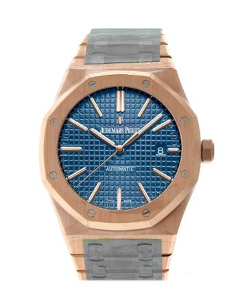 Audemars Piguet Royal Oak 41mm Blue dial Pink Gold Watche 15400OR.OO.1220OR.03 DCM