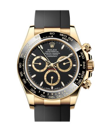 Rolex Daytona 40 Black Dial Yellow Gold Mens Watch 126518LN