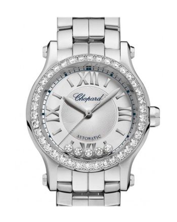 Chopard Happy Sport Silver-Toned Dial Ladies Watch 278573-3004