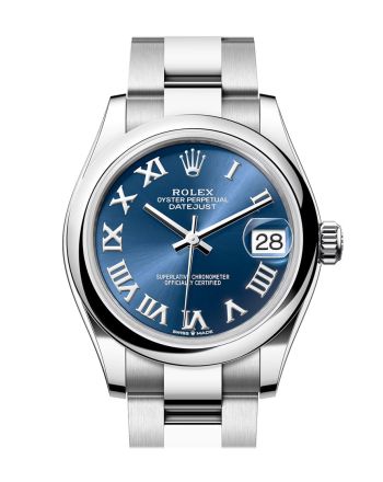 Rolex Datejust 31 Blue Roman Dial Oyster Ladies Watch 278240 278240-0017