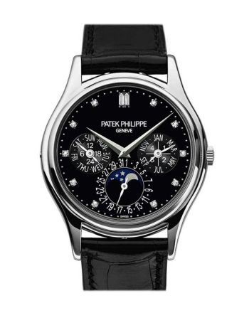 Patek Philippe Grand Complications Black Diamond Dial Automatic 38mm Men's Watch 5140P-013