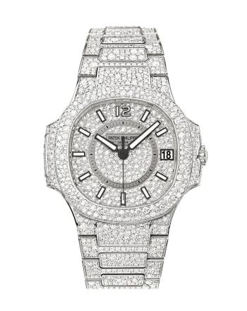 Patek Philippe Nautilus 34mm White Gold Ladies Watch 7021/1G-001