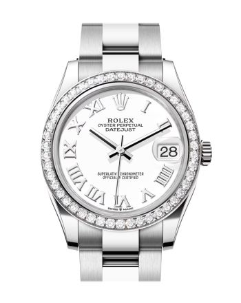 Rolex Datejust 31 White Roman Dial Ladies Watch 278384RBR 278384RBR-0013