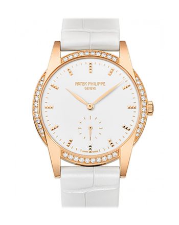 Patek Philippe Calatrava Hand Wond Leather Ladies Watch 7122/200R-001