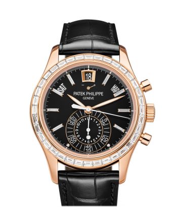 Patek Philippe Complications Chronograph Annual Calendar Automatic Gold Diamond Men's Watch 5961R-010