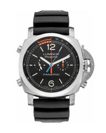 Panerai Luminor 1950 3 Day Chrono Flyback Regatta Black Dial 47mm Men's Watch PAM00526