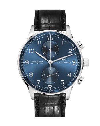 IWC Portugieser Automatic Chronograph Blue Dial Men's Watch IW371491