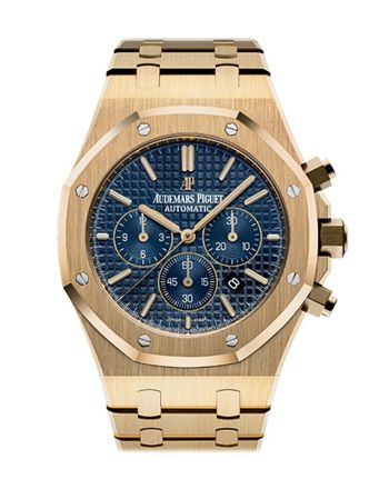 Audemars Piguet Royal Oak Blue dial 18ct Yellow Gold Men's Watch 26320BA.OO.1220BA.02