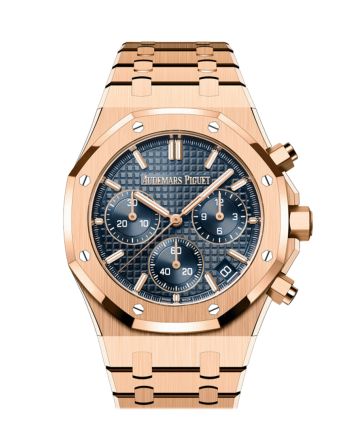 Audemars Piguet Royal Oak Bleu nuit nuage 50 Rose Gold Watch 26240OR.OO.1320OR.05  CP