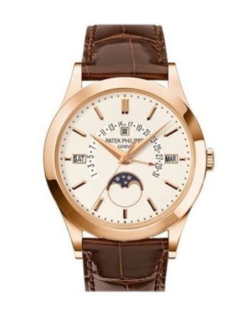 Patek Philippe Grand Complications Silvery Opaline Dial 18K Rose Gold Men's Watch 5496R-001