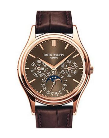 Patek Philippe Grand Complications Perpetual Calendar Brown Dial 38mm Men's Watch 5140R-001