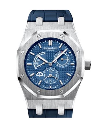 Audemars Piguet Royal Oak 39mm Blue Dial Dual Time Automatic Stainless steel Men's Watch 26124ST.OO.D018CR.01