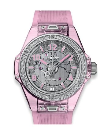 Hublot Big Bang One Click Pink Sapphire Diamonds Watch 465.JP.4802.RT.1204