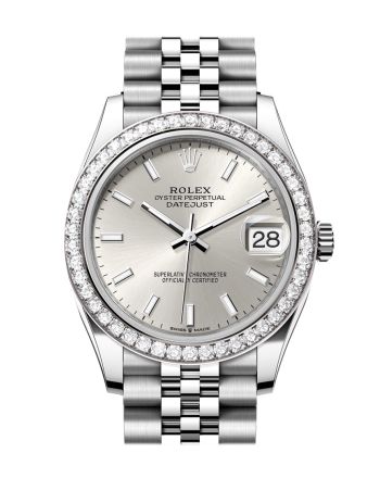 Rolex Datejust 31 Silver Dial Jubilee Ladies Watch 278384RBR 278384RBR-0016