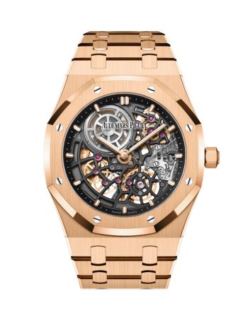 Audemars Piguet Royal Oak Jumbo Extra Thin Openworked Rose Gold Watch 16204OR.OO.1240OR.03