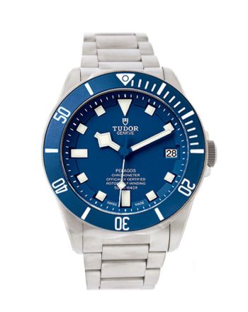 Tudor Pelagos Blue Dial Automatic Titanium Men's Watch 25600TB