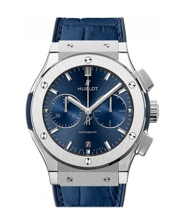 Hublot Classic Fusion Blue Sunray Dial Titanium Automatic Men's Watch 521.NX.7170.LR