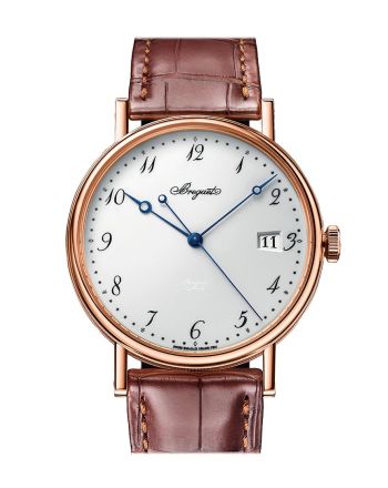 Breguet Classique Automatic White Dial Brown Leather Men's Watch 5177BR299V6